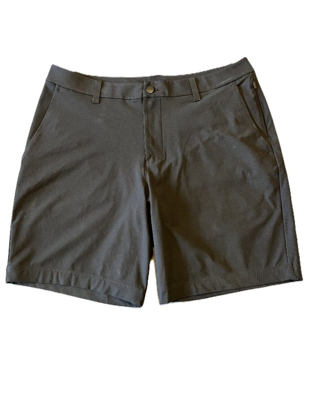 Men's Lululemon ABC Classic-Fit Short 7" Warpstreme Black Shorts Size 34